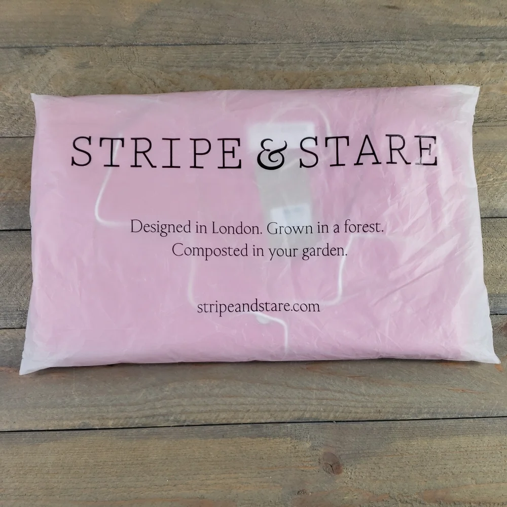 Stripe & Stare Women's 2 Piece Pink White Pajama Set Super Soft - Picture 7 of 11